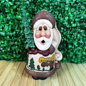 Vintage Hadley Collection Rodney W. Leeseberg 1998 Woodland Santa Christmas Fig
